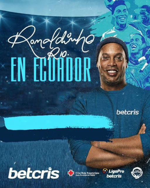 Ronaldinho, llega a Quito para un evento sin prescedentes